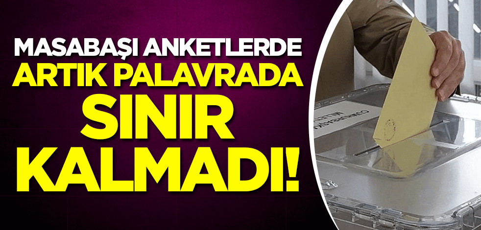 Masabaşı anketlerde artık palavrada sınır kalmadı! Bakın HDP'ye nasıl bir don biçti