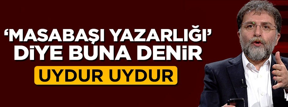 'Masabaşı yazarlığı' diye buna denir, uydur uydur