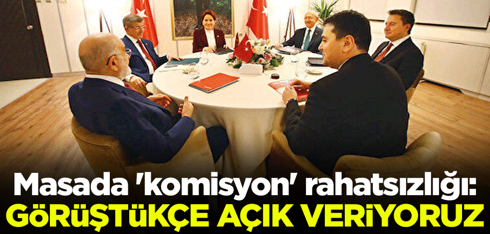 Masada 'komisyon' rahatsızlığı: Görüştükçe açık veriyoruz
