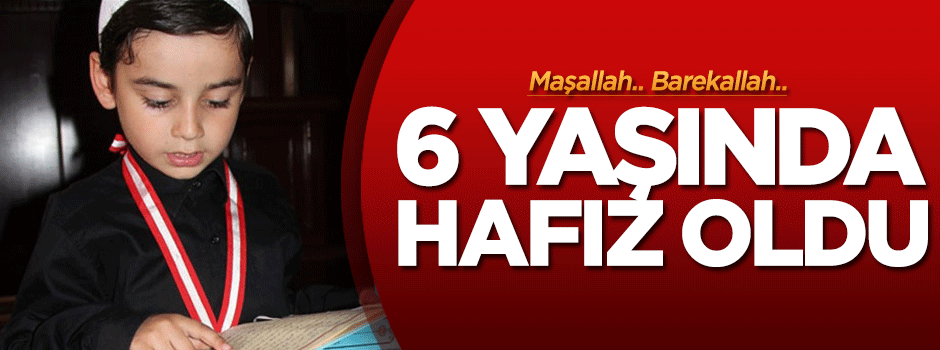 Maşallah, barekallah.. 6 yaşında hatim indirdi