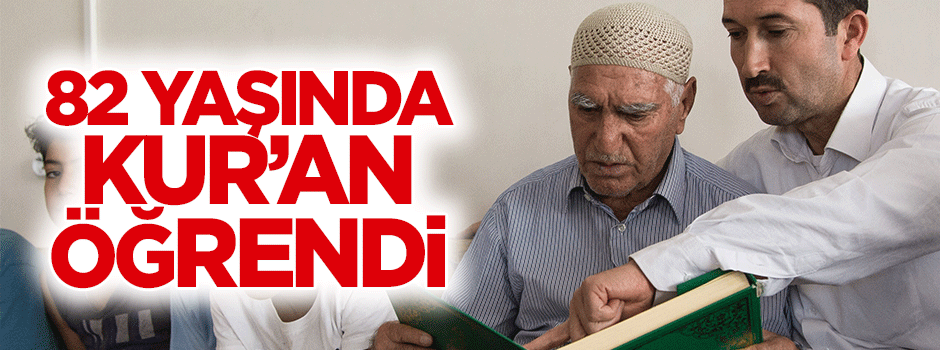 Maşallah barekallah.. 82 yaşında Kur'an öğrendi!