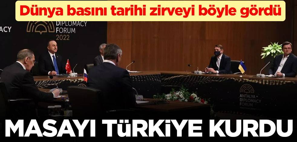 Masayı Türkiye kurdu! Dünya basını tarihi zirveyi böyle gördü