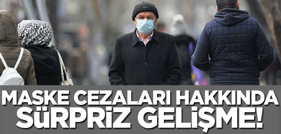 Maske cezası yiyenlere TBMM'den müjde! Hepsi silinecek