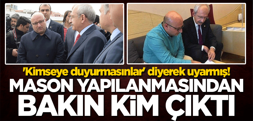 Mason mahrem yapılanmasından KK'nın eski danışmanı çıktı