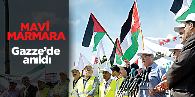 Mavi Marmara Gazze’de anıldı