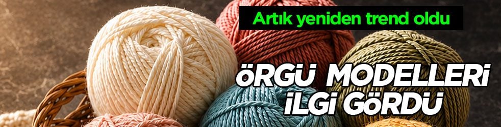 Sarı, mavi gibi renklerle geri döndü! Örgü ile yapılan büyük ilmekli o battaniye modelleri artık yeniden trend oldu 