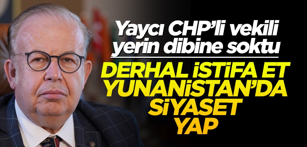 Mavi Vatan’a "masal" diyen CHP’liye Cihat Yaycı’dan tokat gibi cevap
