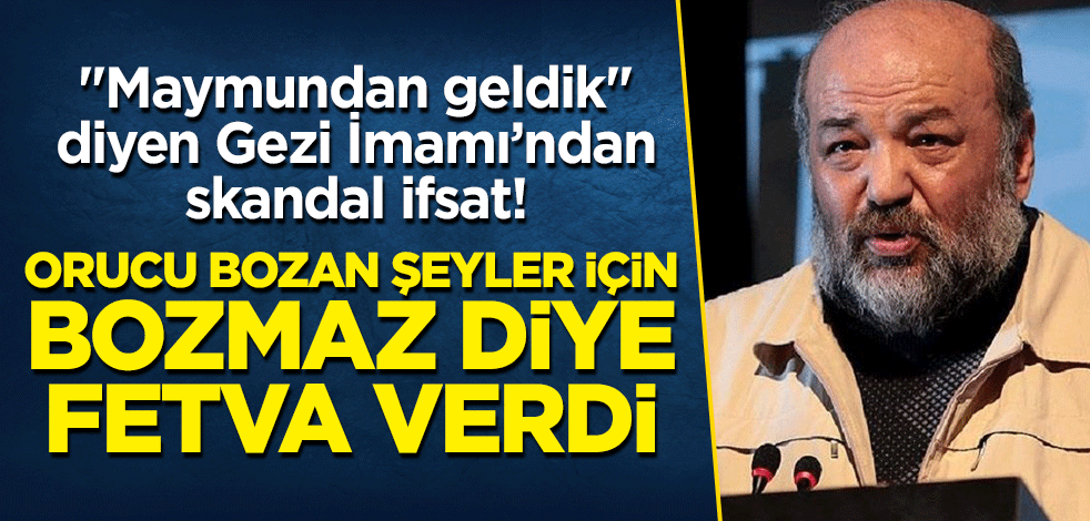 "Maymundan geldik" diyen İhsan Eliaçık'tan skandal ifsat! Orucu bozan şeyler için bozmaz diye fetva verdi