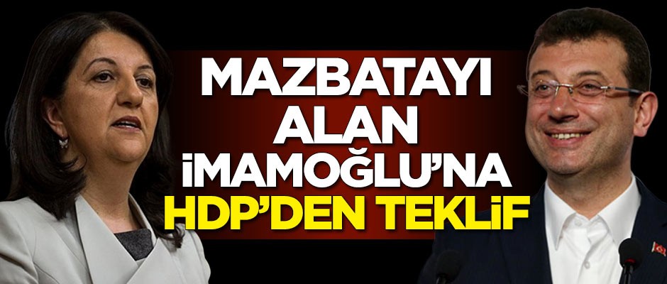 Mazbatayı alan İmamoğlu'na HDP'den teklif