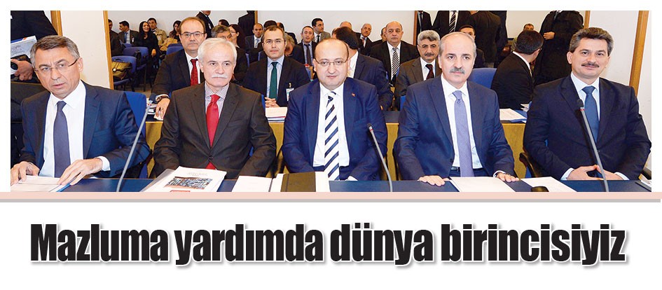 Mazluma yardımda dünya birincisiyiz