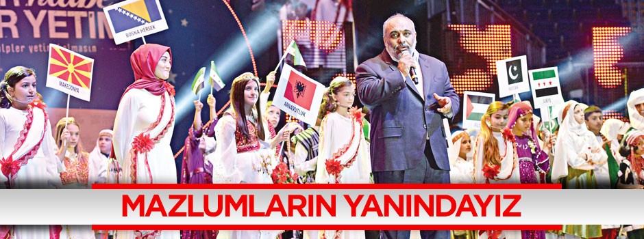 Mazlumların yanındayız