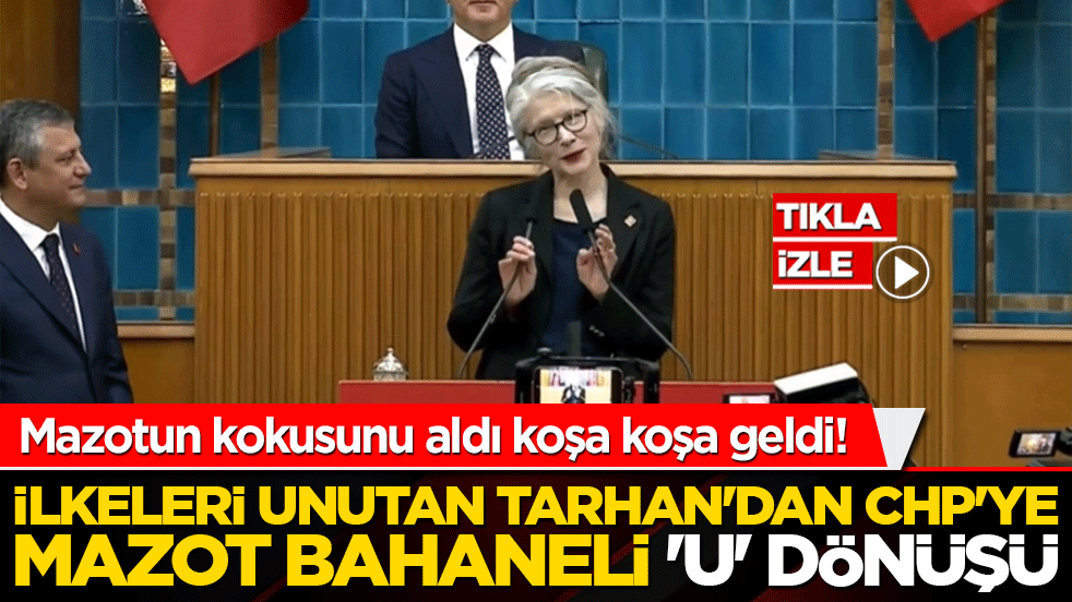 Mazotun kokusunu aldı koşa koşa geldi! İlkeleri unutan Tarhan'dan CHP'ye mazot bahaneli 'U' dönüşü
