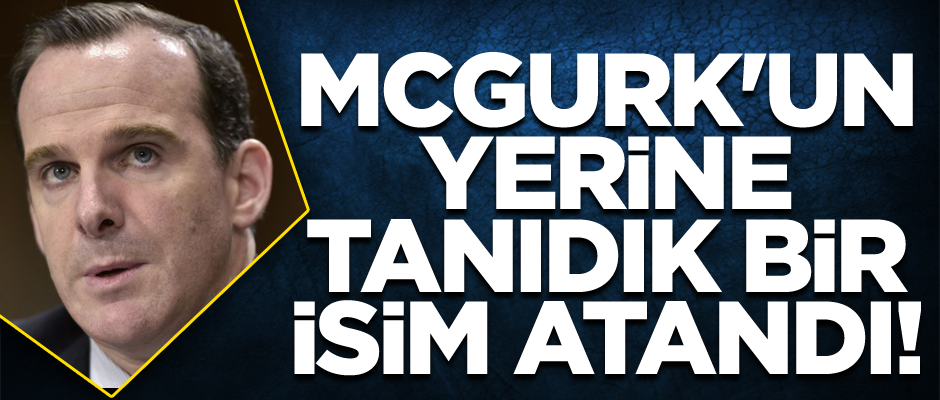 McGurk'ün yerine tanıdık bir isim atandı!