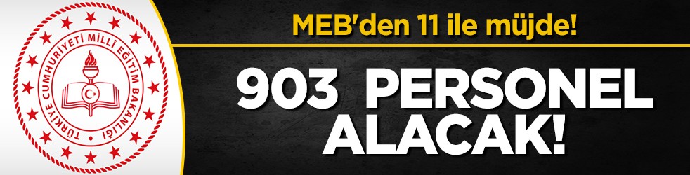 MEB 903 sözleşmeli personel alacak: Başvuru tarihleri açıklandı