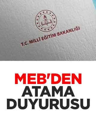 MEB'den atama duyurusu