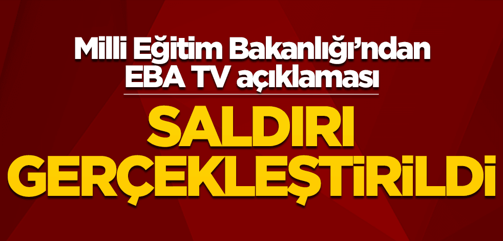 MEB'den EBA TV açıklaması