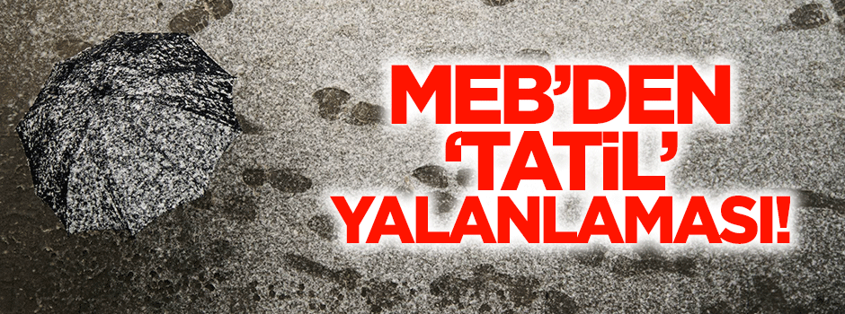 MEB'den 'yarı yıl tatili' haberlerine yalanlama