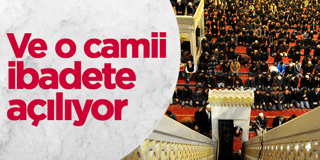 Mecidiye Camii yeniden ibadete açılıyor