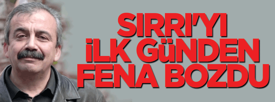 Meclis Başkanı önce CHP'li vekili sonra Sırrı'yı bozdu