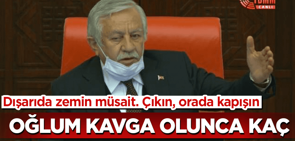 Meclis'te güldüren diyaloglar! "Oğlum kavga olunca kaç"