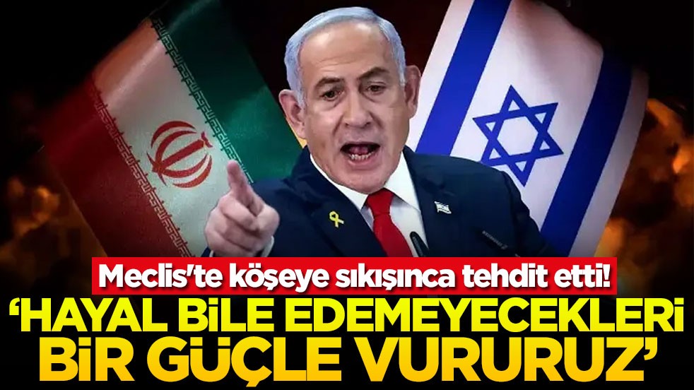 Meclis'te köşeye sıkışınca tehdit etti! 'Hayal bile edemeyecekleri bir güçle vururuz'