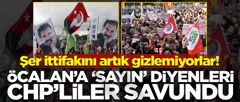 Meclis'te 'Sayın Öcalan' provokasyonu! CHP'liler savundu