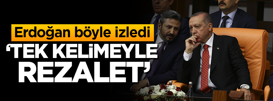 Meclis'teki gerginliğe Erdoğan'dan sert tepki!