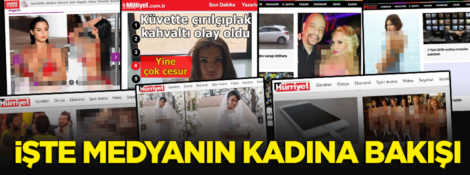 Medya Kadınlar Günü'nde de kadını sömürmekten çekinmedi