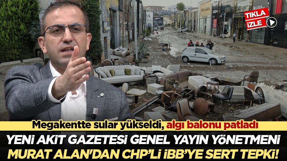 Megakentte sular yükseldi, algı balonu patladı: Murat Alan'dan CHP’li İBB’ye sert tepki!