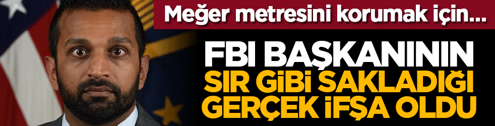 Meğer metresini korumak için… FBI başkanının sır gibi sakladığı gerçek ifşa oldu
