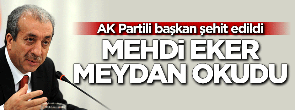 Mehdi Eker meydan okudu