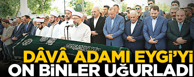 Mehmed Şevket Eygi, dualarla uğurlandı