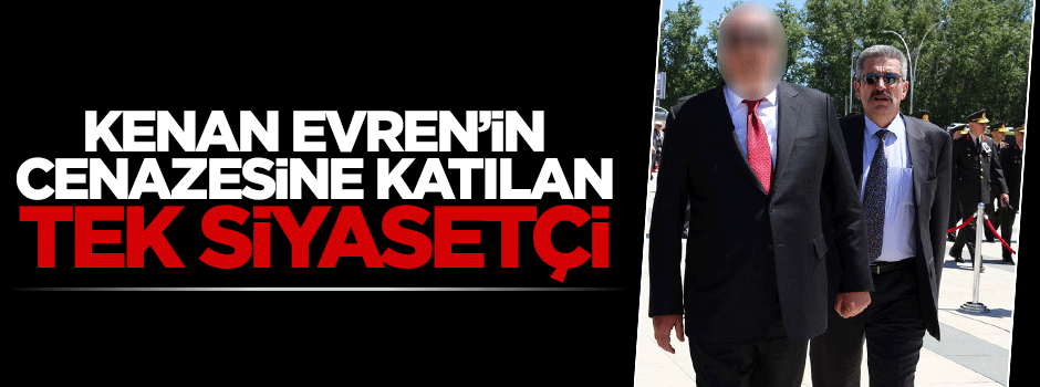 Mehmet Ağar Kenan Evren'in cenazesine katıldı