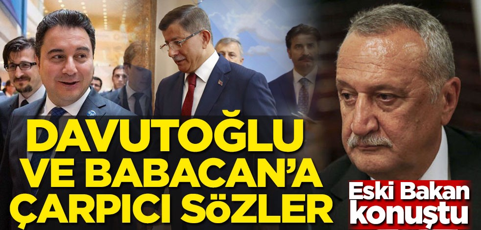Mehmet Ağar'dan, Davutoğlu ve Babacan'a çarpıcı sözler!