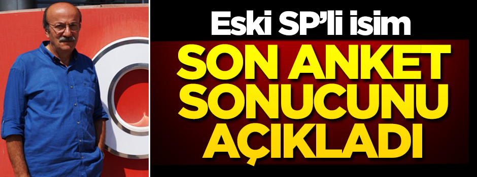 Mehmet Bekaroğlu ellerine gelen son anketi açıkladı
