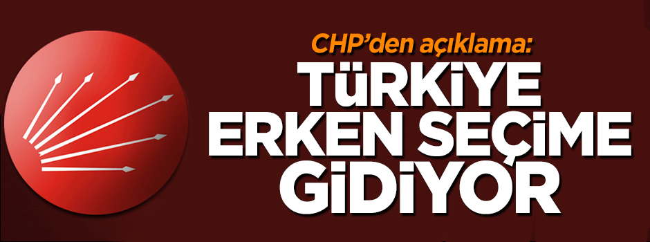 Mehmet Bekaroğlu: Türkiye erken seçime gidiyor