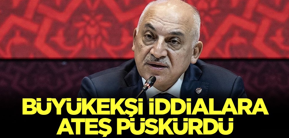 Mehmet Büyükekşi iddialara ateş püskürdü! ''Organize kötü niyetli bir algı''