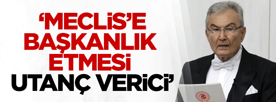 Mehmet Koçak: Meclis'e başkanlık etmesi utanç verici