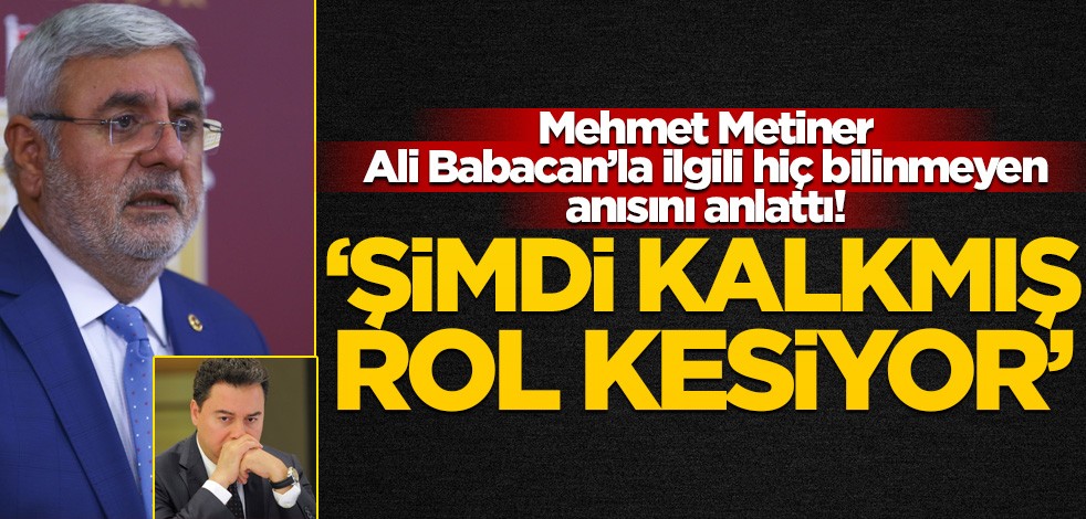 Mehmet Metiner bombayı patlattı! Ali Babacan'la ilgili hiç bilinmeyen anısını anlattı