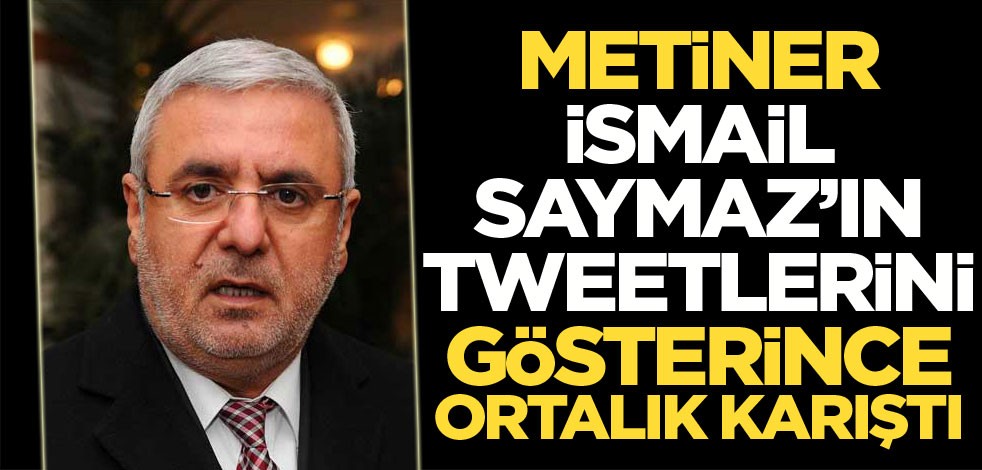 Mehmet Metiner İsmail Saymaz'ın FETÖ tweetlerini gösterince ortalık karıştı