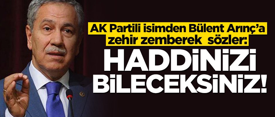 Mehmet Metiner'den Bülent Arınç'a sert sözler: Haddinizi bileceksiniz!
