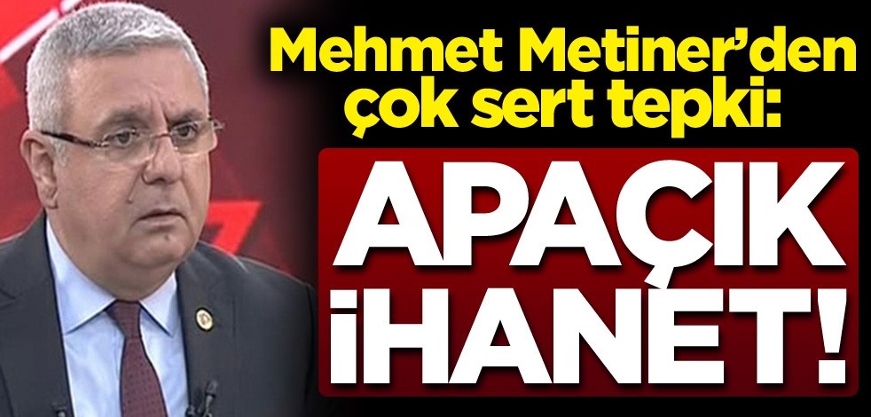 Mehmet Metiner'den çok sert çıkış: Gaflet değilse apaçık ihanettir!