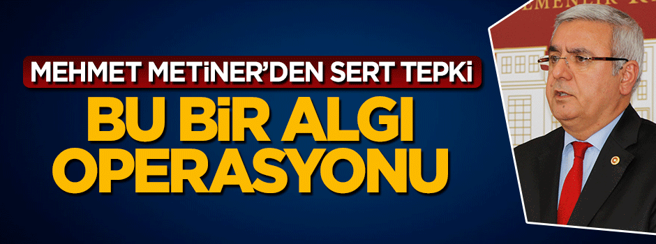 Mehmet Metiner'den o ifadeye sert tepki