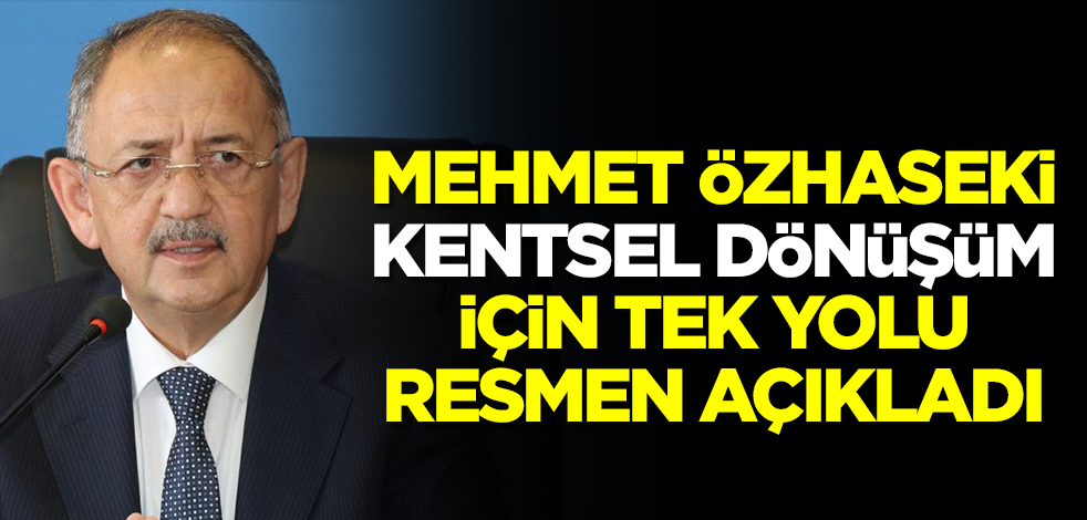 Mehmet Özhaseki "600 bin adet sıkıntılı" dedi ve tek yolu açıkladı