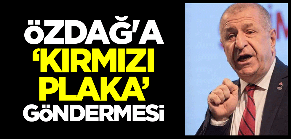 Mehmet Özhaseki'den Ümit Özdağ'a "kırmızı plaka" göndermesi