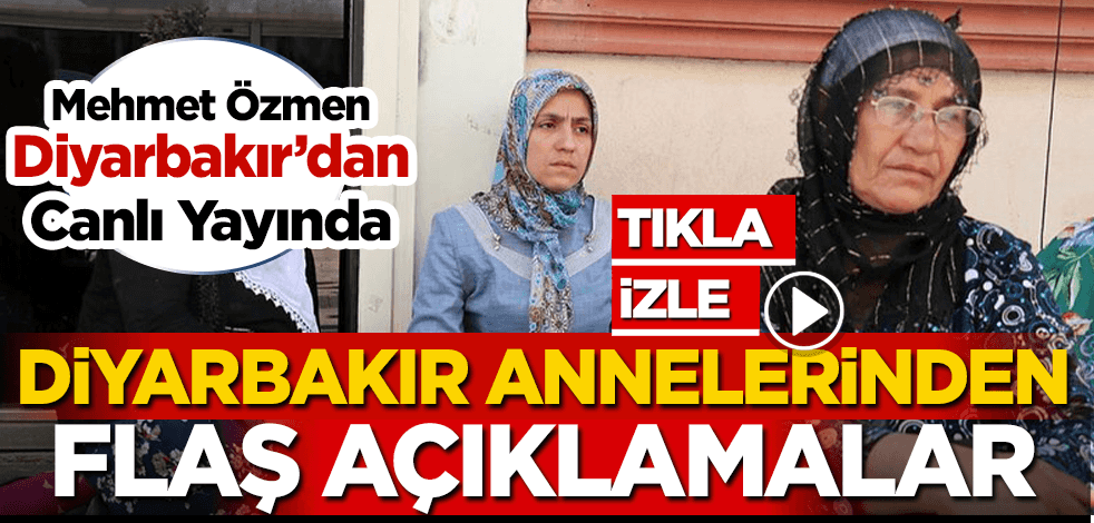 Mehmet Özmen Diyarbakır’dan canlı yayında