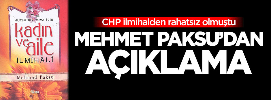 Mehmet Paksu ve Nesil Yayınları'ndan açıklama