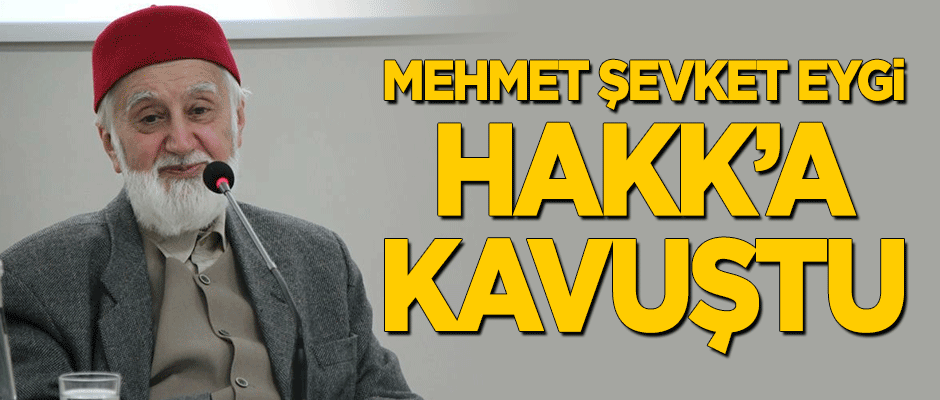 Mehmet Şevket Eygi Hakk'a kavuştu!