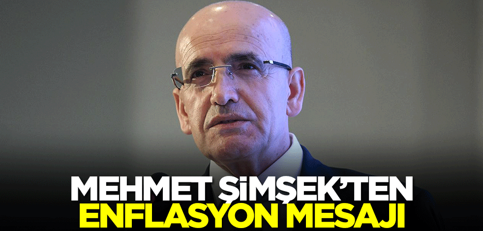 Mehmet Şimşek'ten enflasyon açıklaması! 'O sürece girdik' diyerek duyurdu