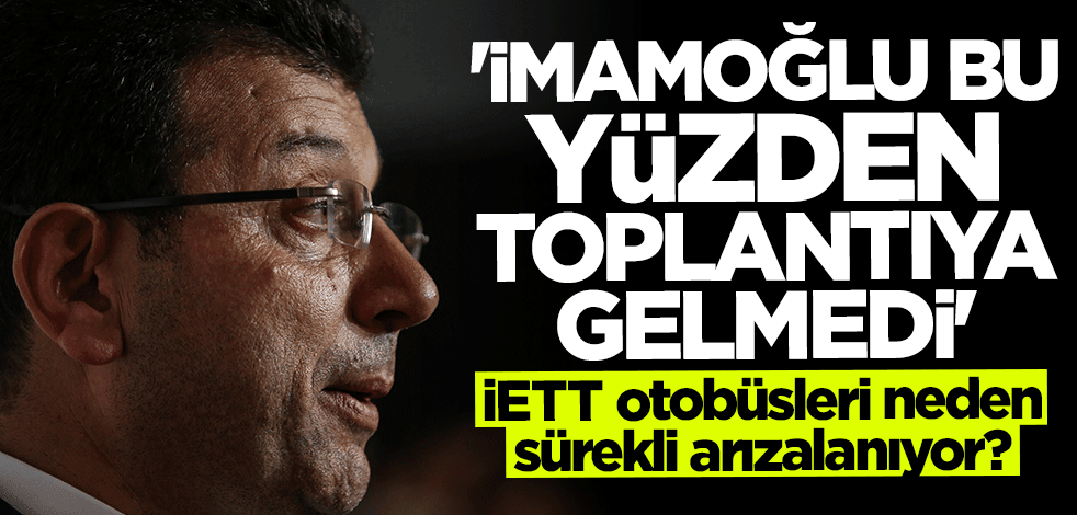 Mehmet Tevfik Göksu: İmamoğlu bu yüzden toplantıya gelmedi
